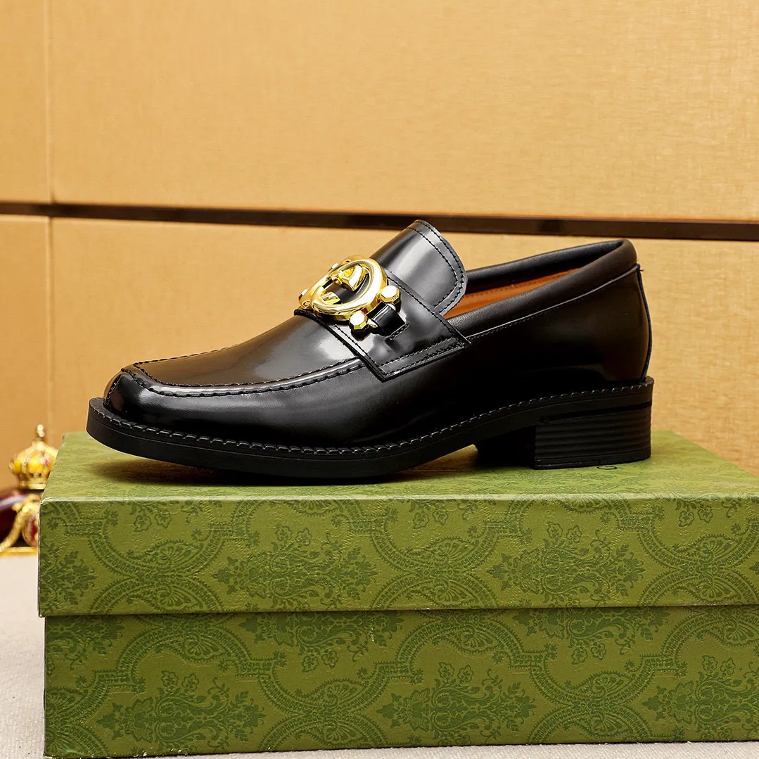 Men's shoes 💰560 💐Original order Gucci GUCCI official website formal shoes Italian 🇮🇹 first layer open edge beaded cowhide ➕ top imported water-dyed cow 🐂 leather lining 💋 fine handmade original outsole, the real thing looks better when photographed in person Standard size 38-44 (45.46🉑️customized)